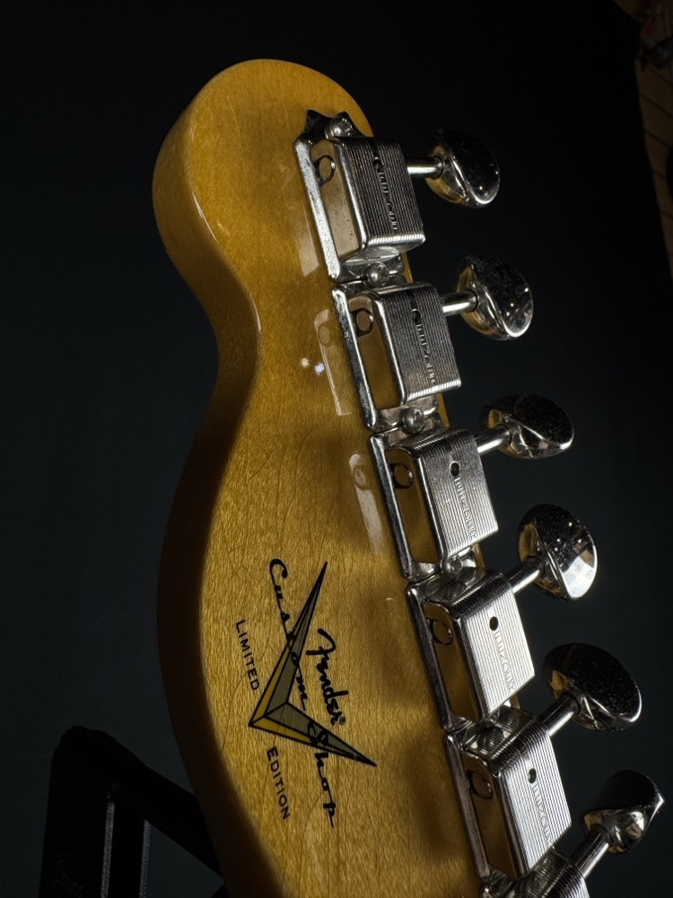 Fender Custom Shop Fender Custom Shop Limited Ed Double Custom Esquire, Aged Copper, Dlx Closet Cl - Guitars