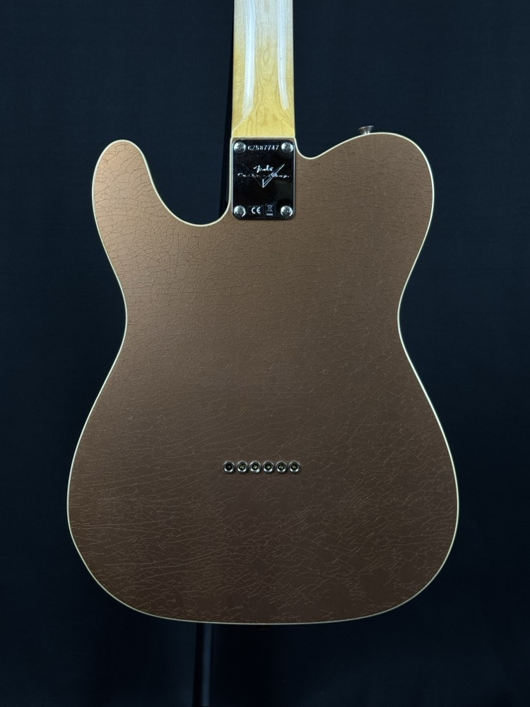 Fender Custom Shop Fender Custom Shop Limited Ed Double Custom Esquire, Aged Copper, Dlx Closet Cl - Guitars