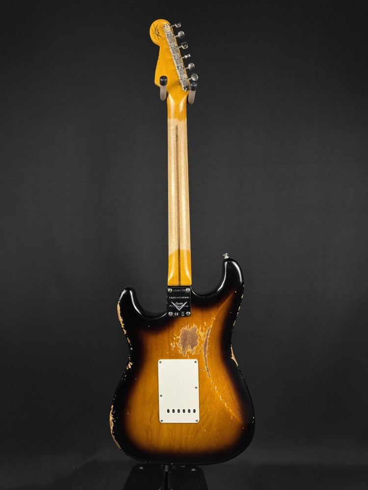 Fender Custom Shop Fender Custom Shop 1955 Stratocaster Heavy Relic, Aged 2-Colour Sunburst - Guitars