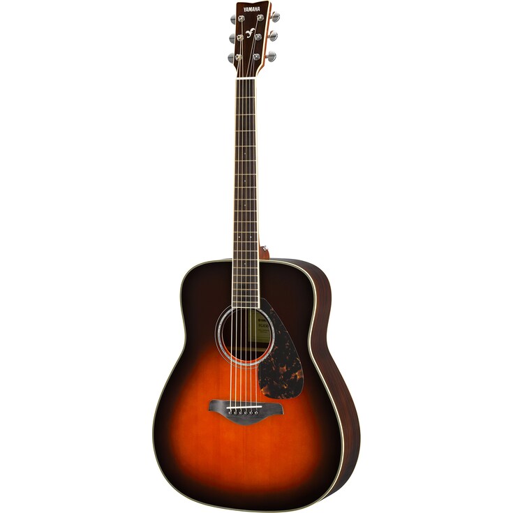 Yamaha Yamaha FS830 Solid Spuce Top Concert Guitar, Tobacco Brown Sunburst - Guitars