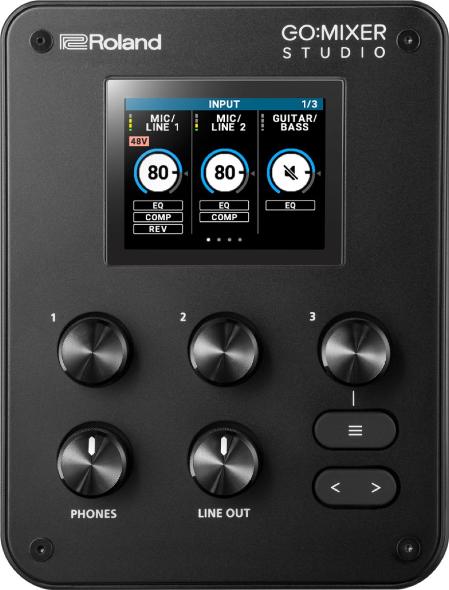 Roland GO:MIXER STUDIO Portable Audio Interface