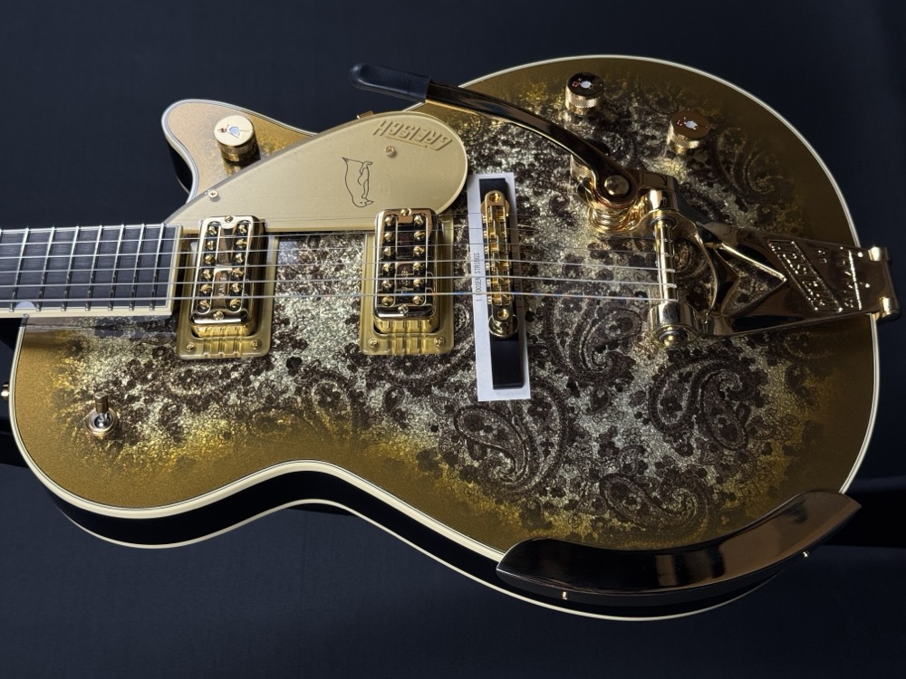 Gretsch Gretsch G6134TG Limited Edition Paisley Penguin - Gold Paisley - Guitars