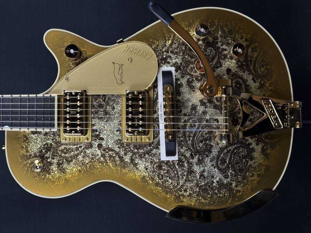 Gretsch Gretsch G6134TG Limited Edition Paisley Penguin - Gold Paisley - Guitars