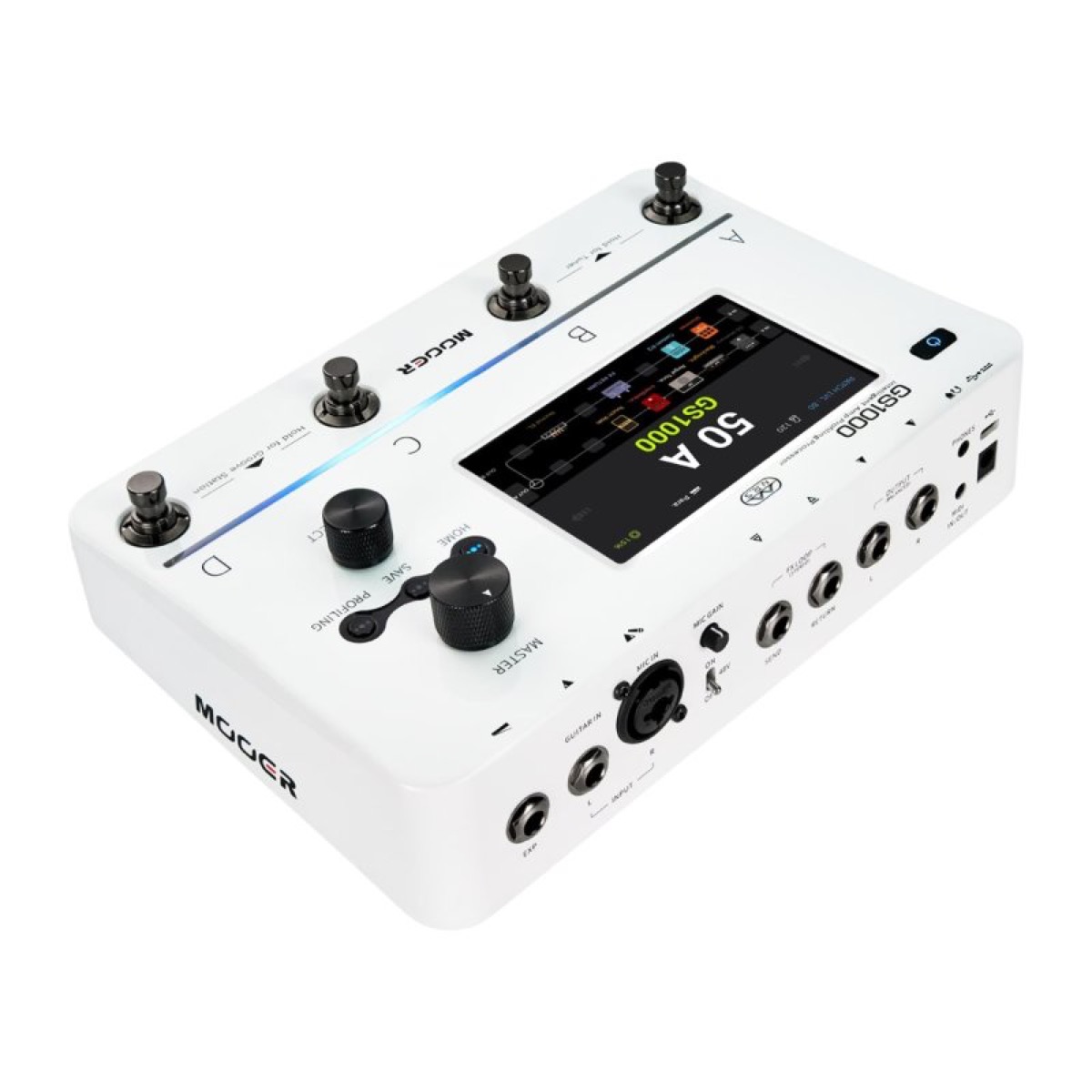 Mooer Mooer GS1000 Inteligent Multi Effects  Pedal White - Effects