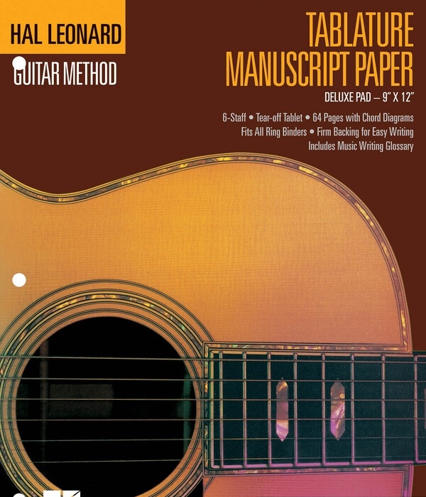 Hal Leonard Guitar Tablature Manuscript  …