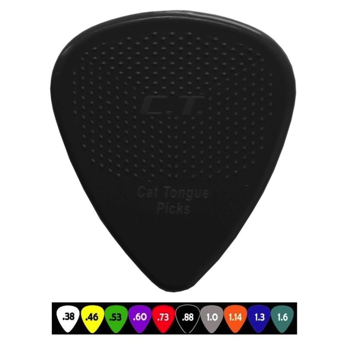 Cat's Tongue Brain Picks .88 Black - Pack of 10