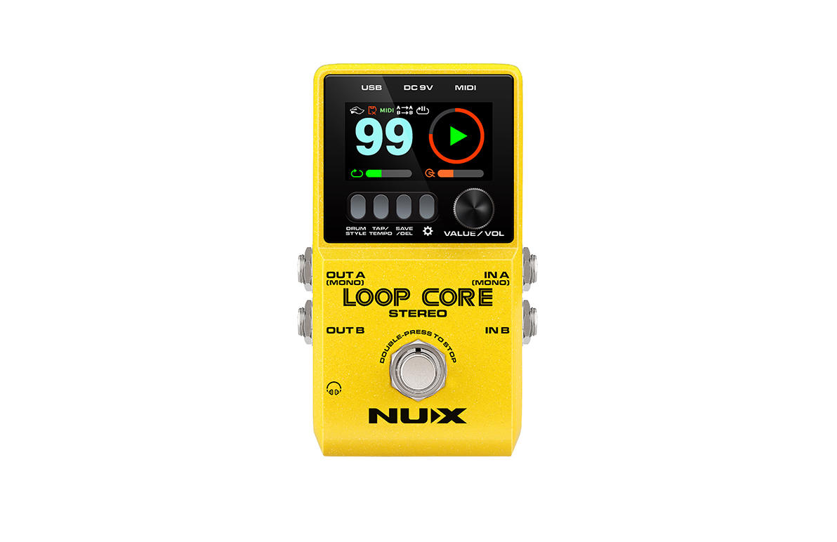 NUX LOOPCORE Stereo Looper Effects Pedal