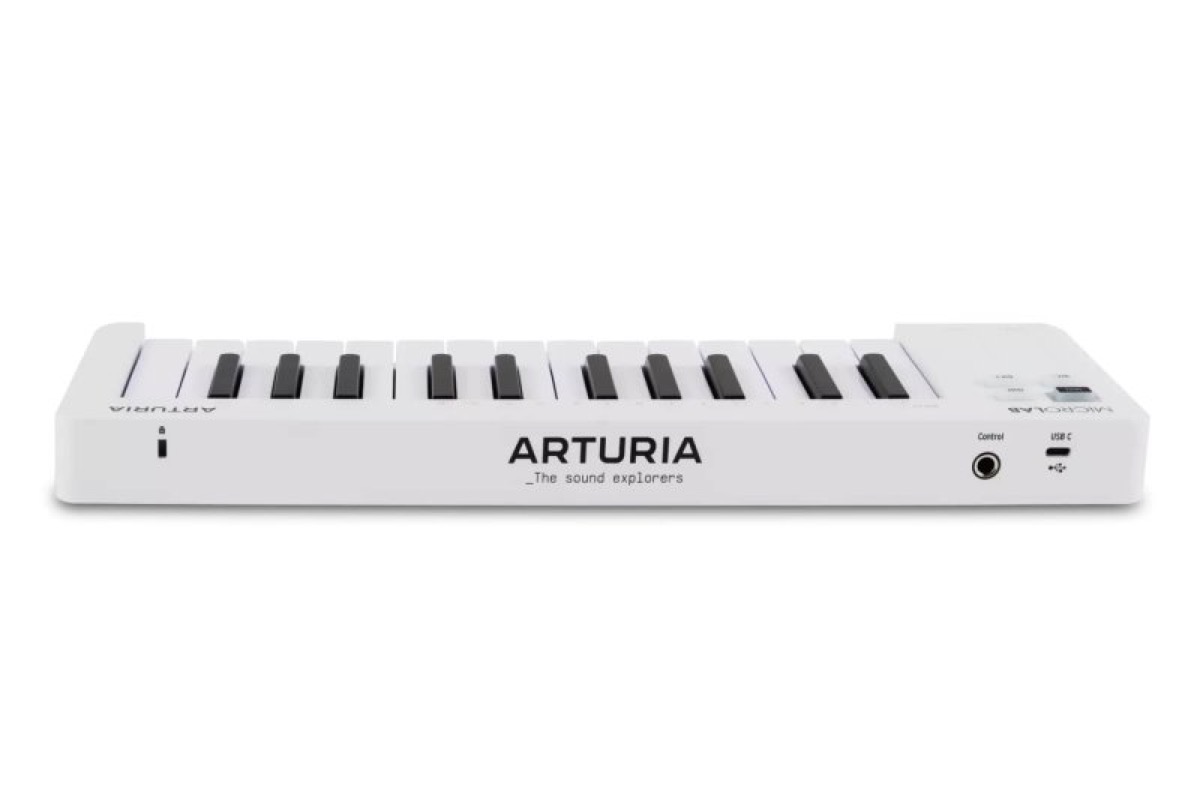 Arturia Arturia MicroLab mk3 White USB-C MIDI 25-note Mini Keyboard Controller - Keyboards