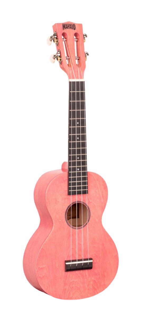 Mahalo Island Series Concert Ukulele In Coral Pink