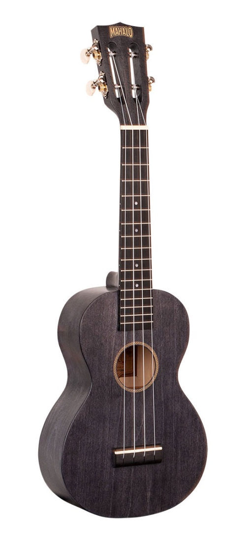 Misc Mahalo Island Series Concert Ukulele In Smoke Haze - Ukuleles
