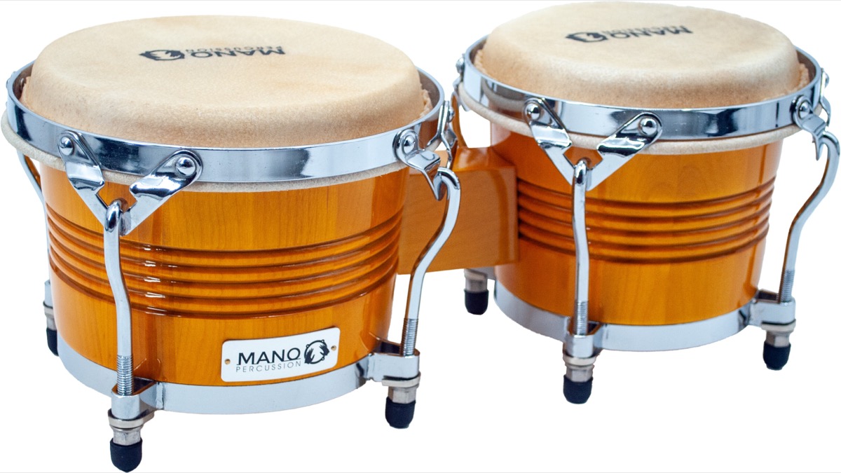 Mano Bongo Set, 7 and 8 inch - Natural