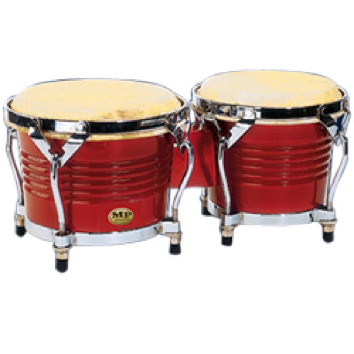 Mano Bongo Set, 7 and 8 inch - Red Wood