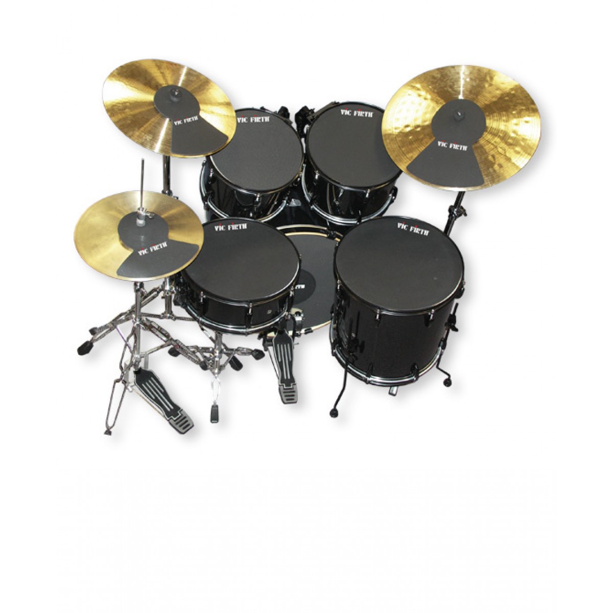 Vic Firth Mute Pack Fusion Kit Drum,  …