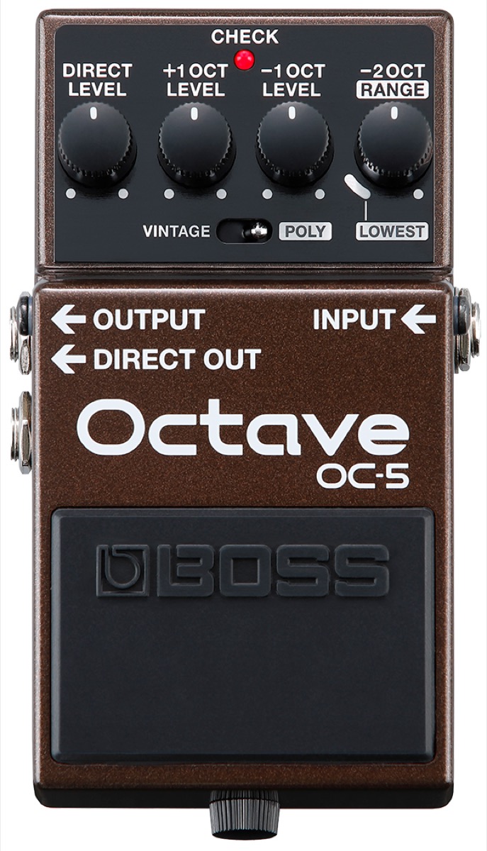 BOSS OC-5 Octave Pedal - Polyphonic Guitar Or Bass