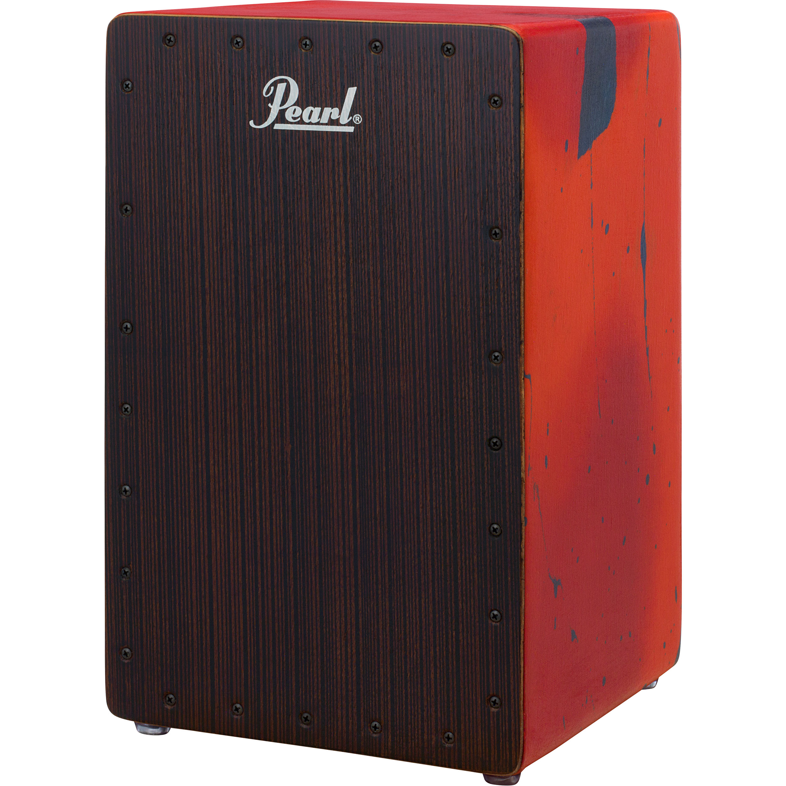 Pearl Primero Series Cajon, Abstract Red