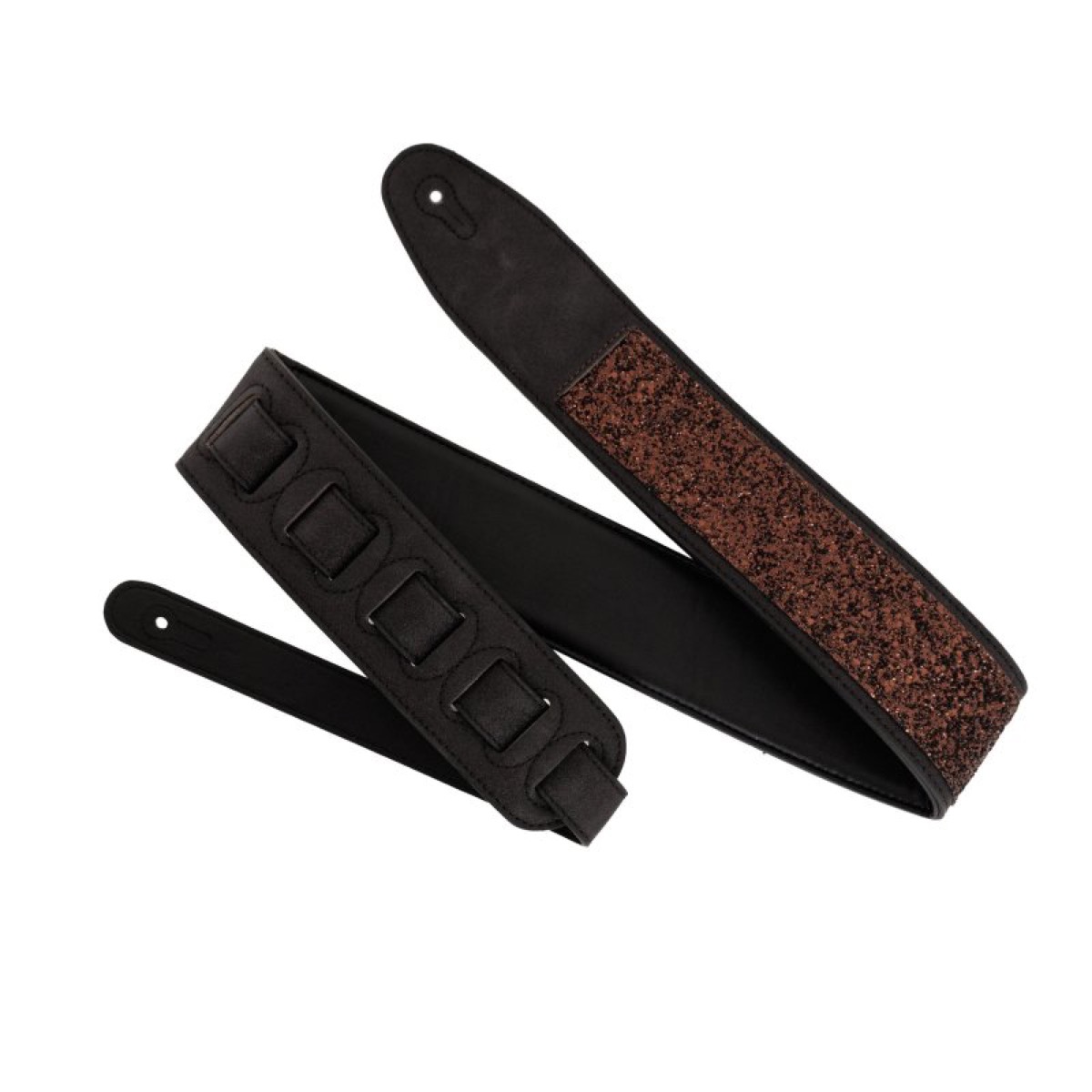 Profile Leather Black Sparkle Padded Strap