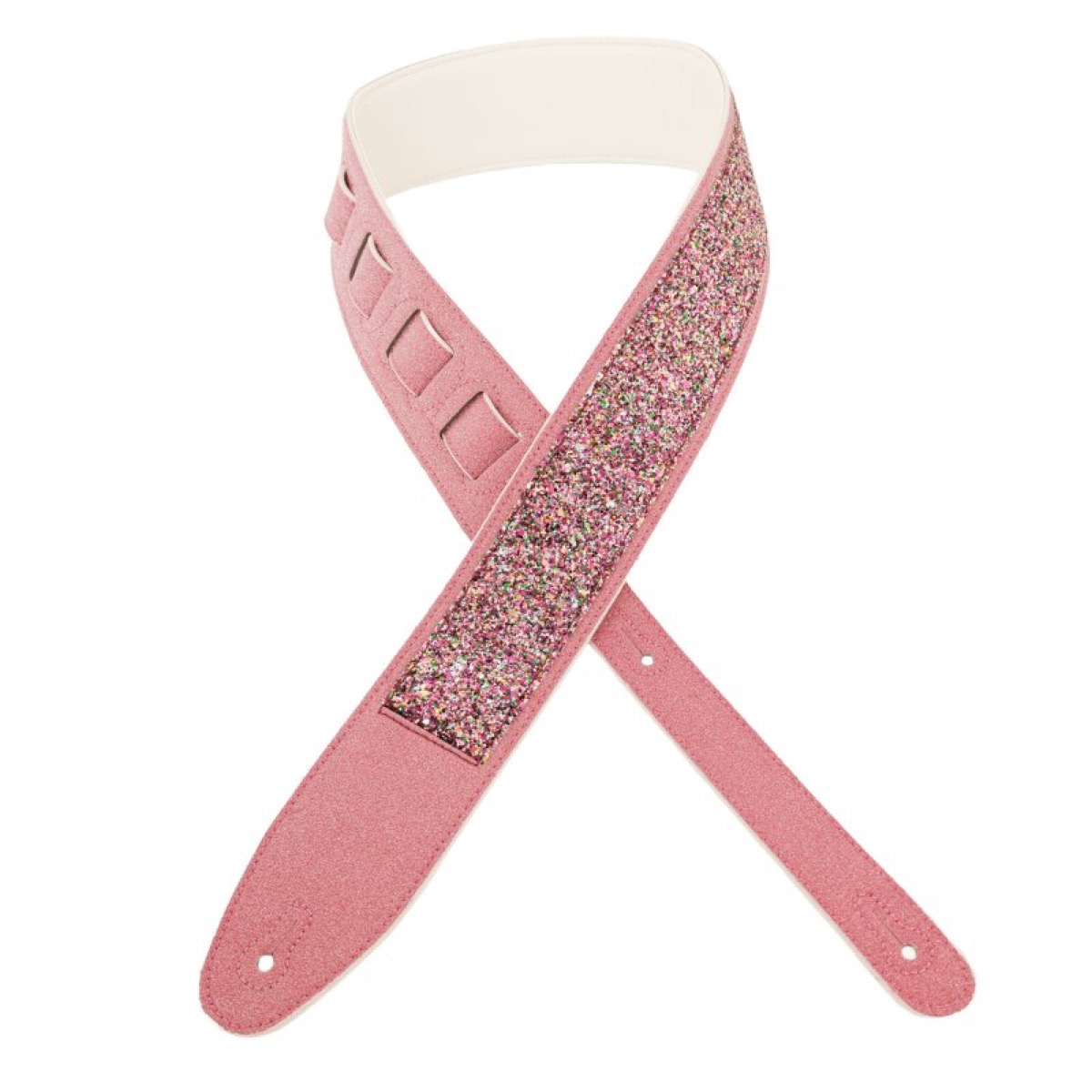 Profile Leather Pink Sparkle Padded Strap