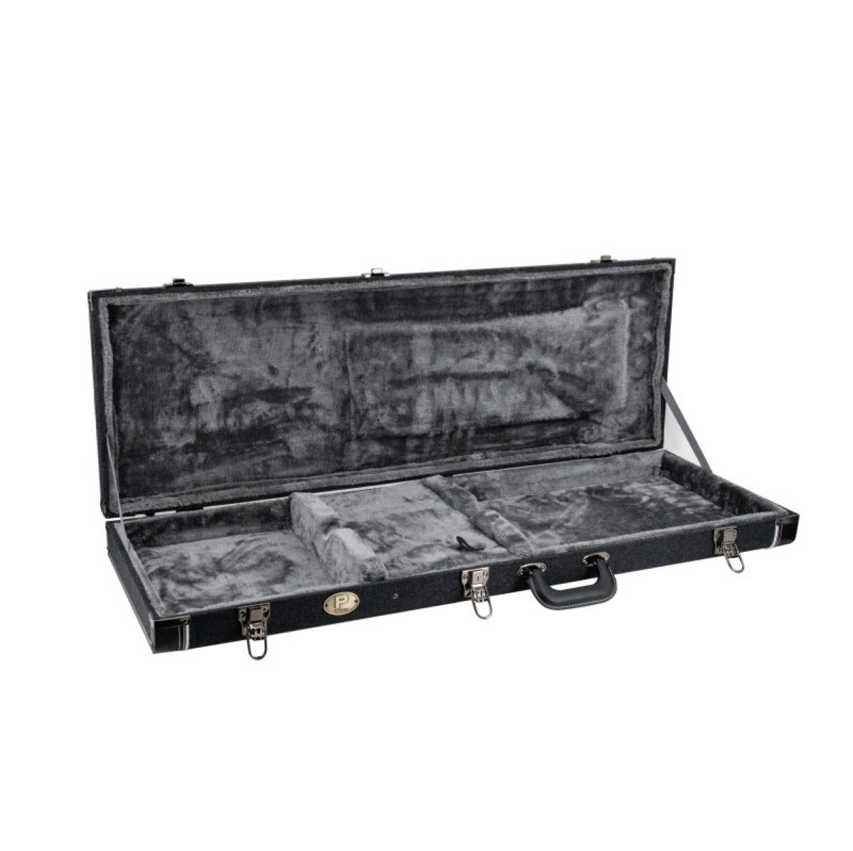 Profile Profile Hardshell Electric Guitar Case, Woven Black With Plush - Guitars