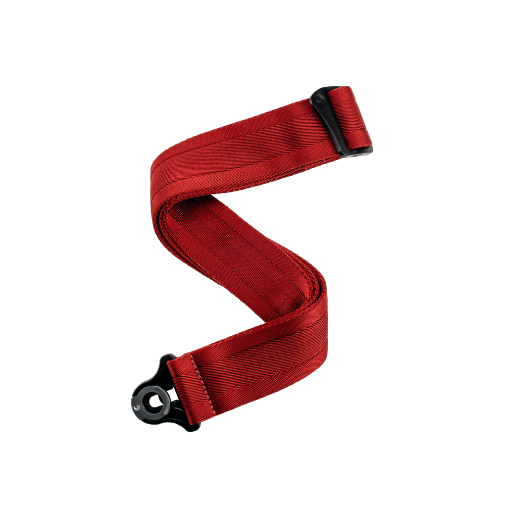 Planet Waves Auto Lock Padded Strap In Blood Red