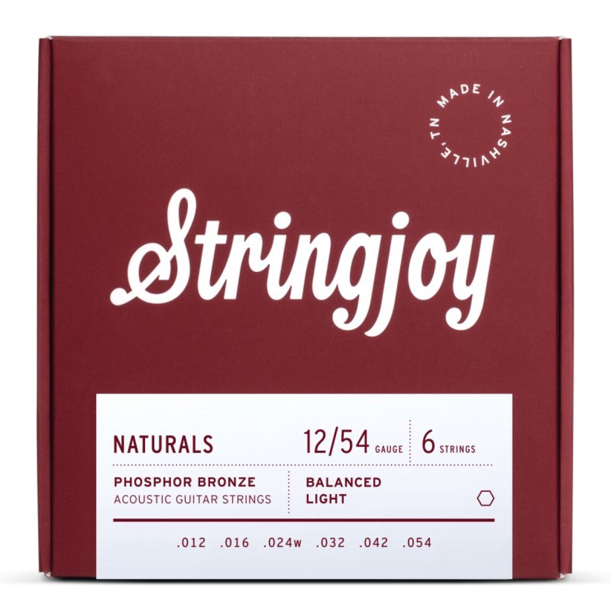 Stringjoy Acoustic Guitar Strings,  Light  …