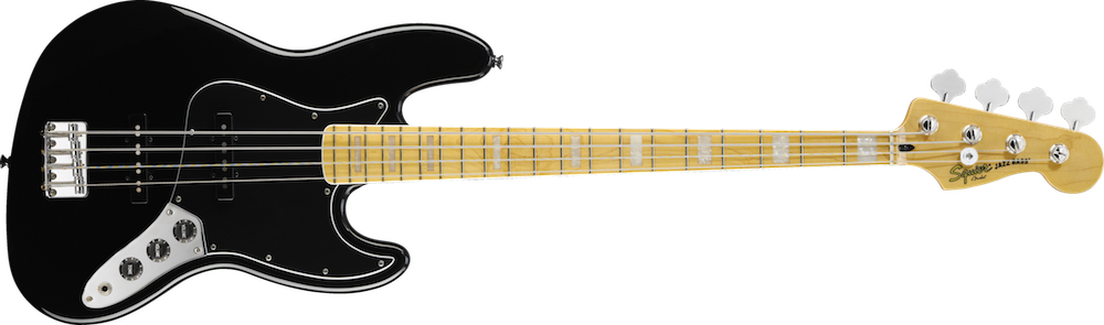 Squier Vintage Modified Jazz Bass '77 In Black Maple Neck: Canadian Online  Music Store in Oakville, Ontario | Personal Service You Can Trust