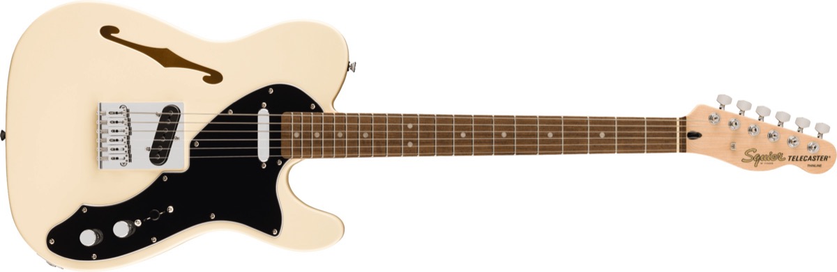 Squier Affinity Tele Thinline, Olympic White