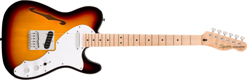 Squier Affinity Tele Thinline, Maple Neck, 3  …