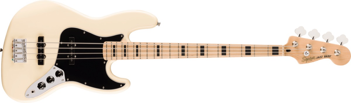 Squier Affinity Jazz Bass Active, Olympic White