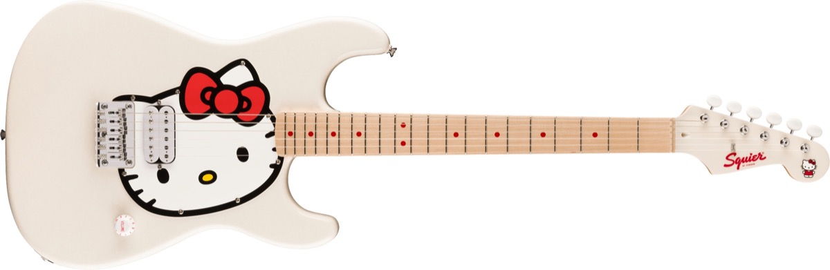 Fender Hello Kitty White Stratocaster