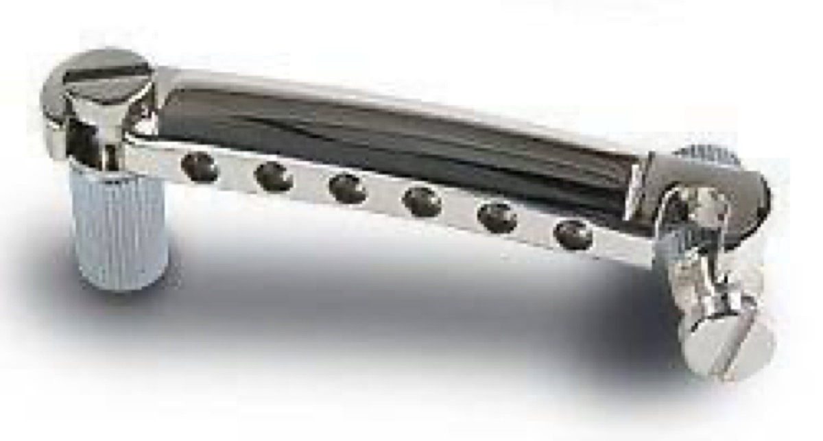 Gibson Stop Bar Tailpiece w/Studs - Chrome