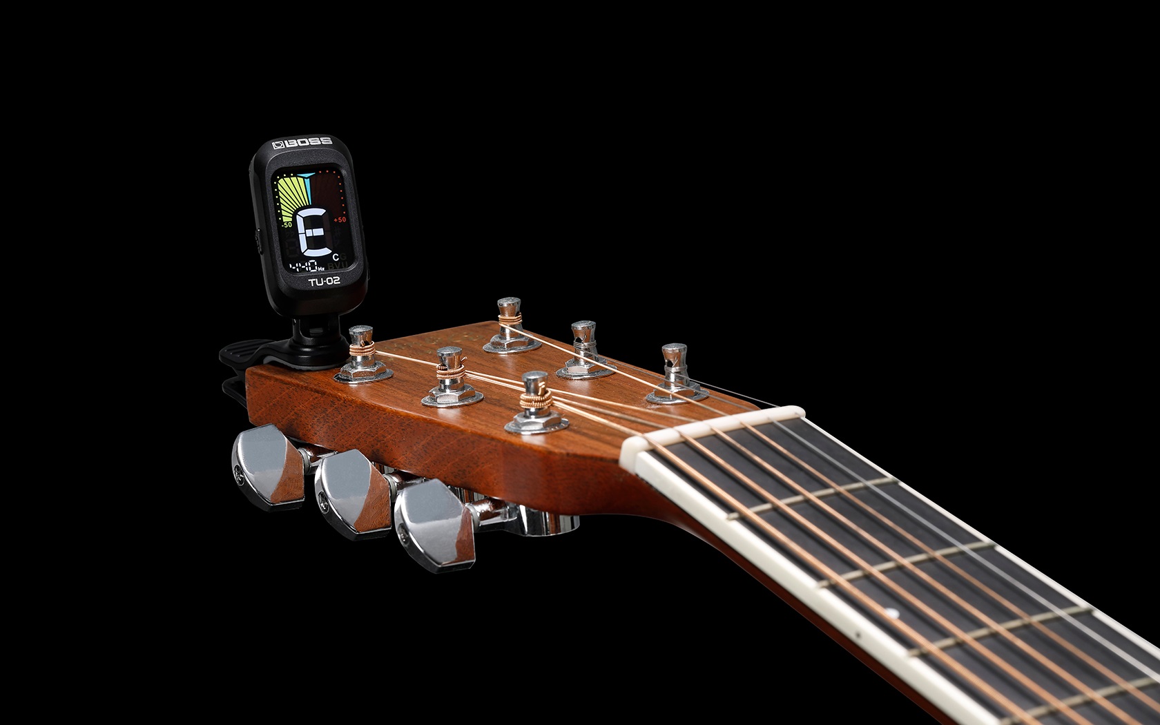 BOSS BOSS TU-02 Clip On Chromatic Tuner - Ukuleles