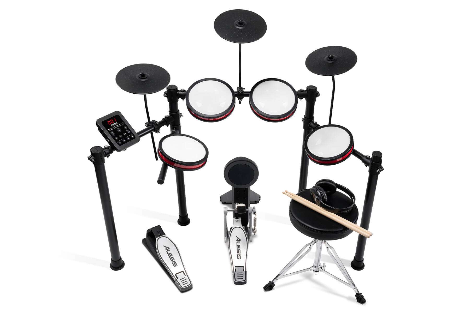 Alesis Alesis Turbo Pro 8 Piece Mesh Electronic Dum Kit - Drums