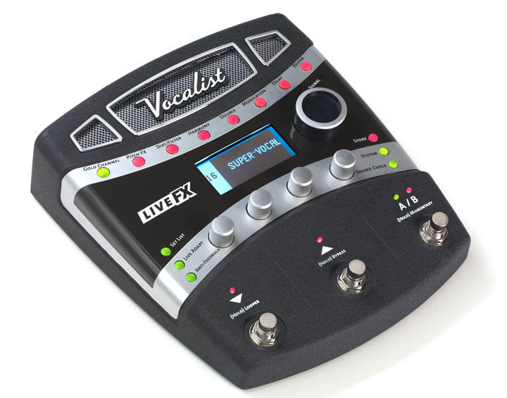 Digitech Vocalist Live Effects Voice Effect Processor VLFX