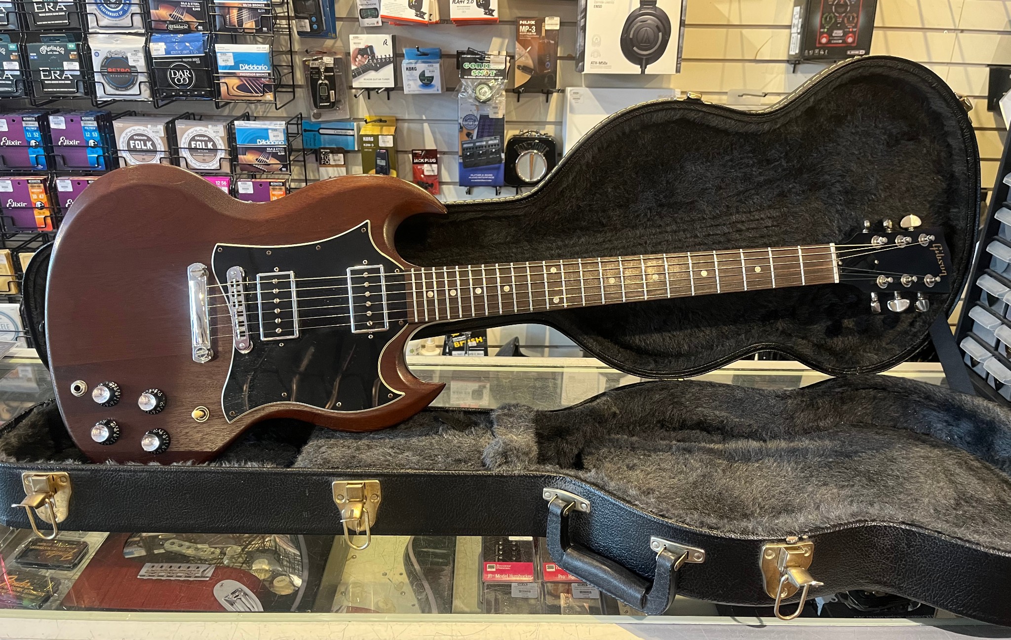 Gibson USED Gibson 2010 SG Faded Brown w/Case P94 Pickups - Used