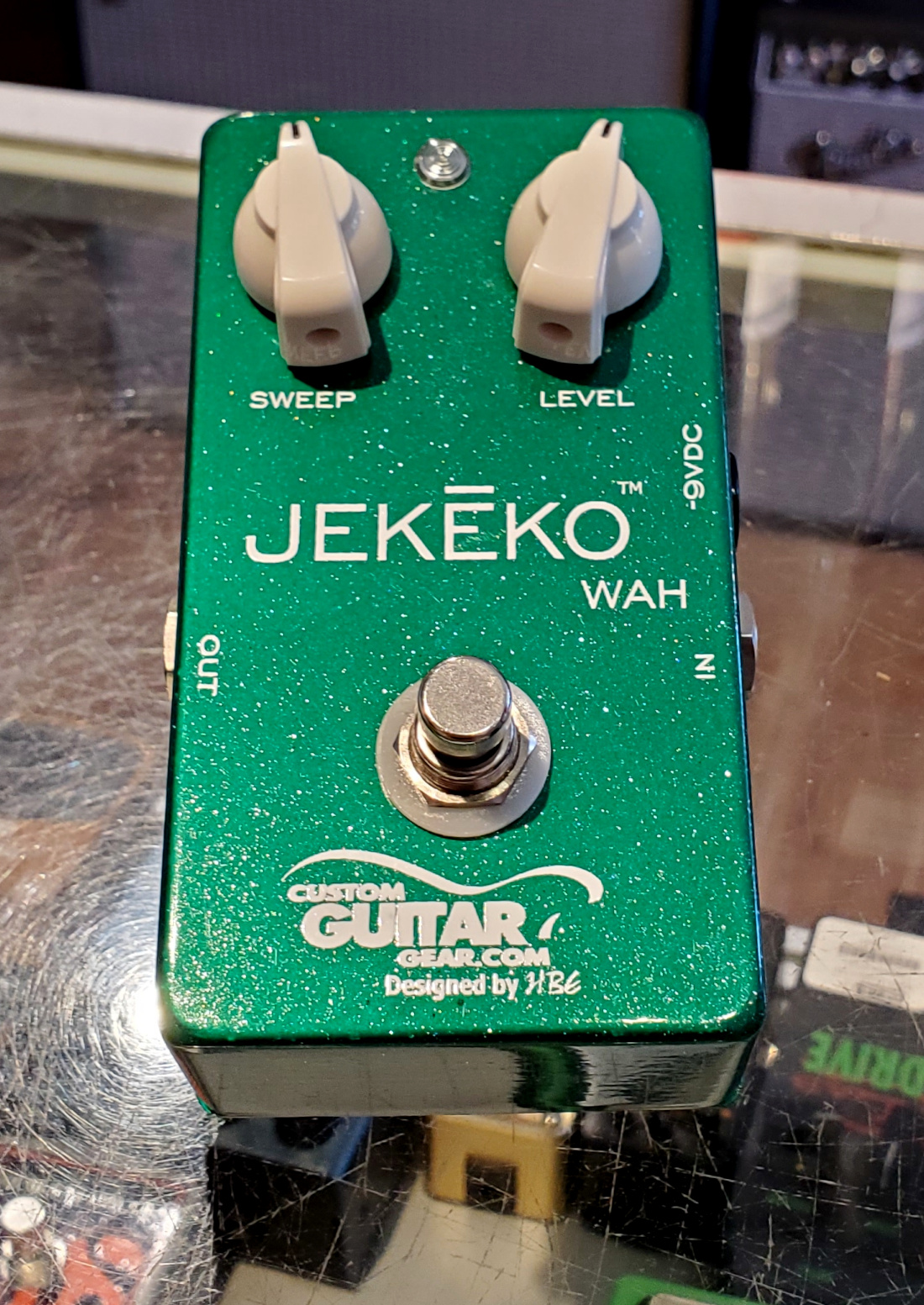 USED Custom Guitar Jekeko Fixed Wah Pedal w/Box Consignment