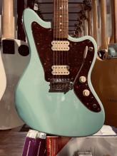 USED 1997 Squier Vista Series Jagmaster Aged Sonic Blue - Made 