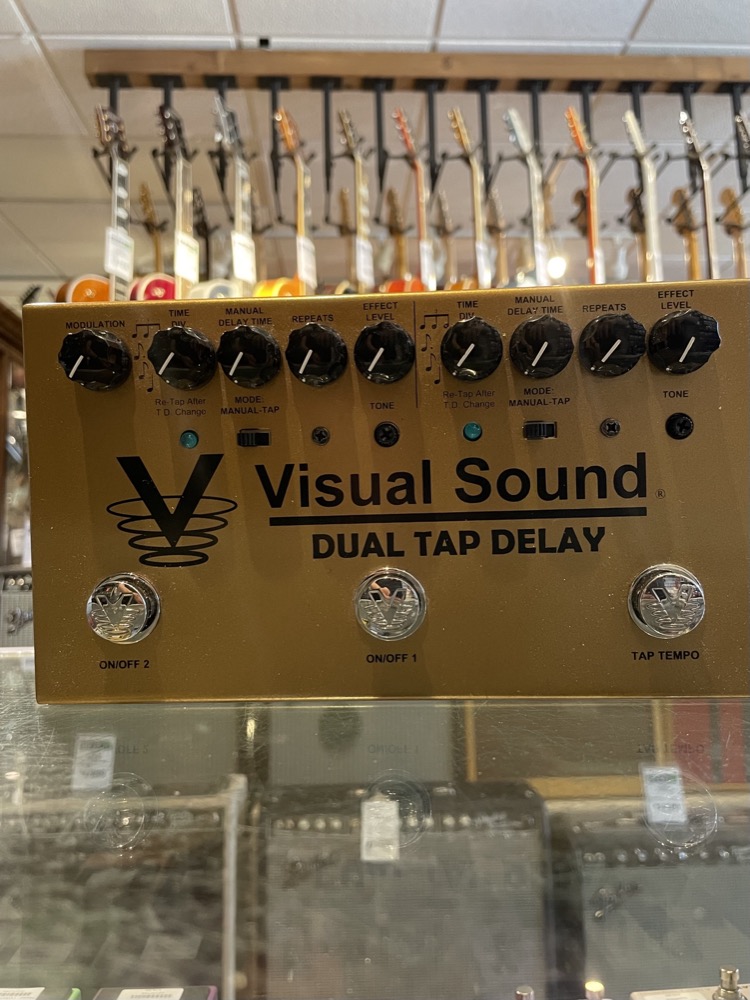 USED Visual Sound Dual Tap Delay Pedal V3