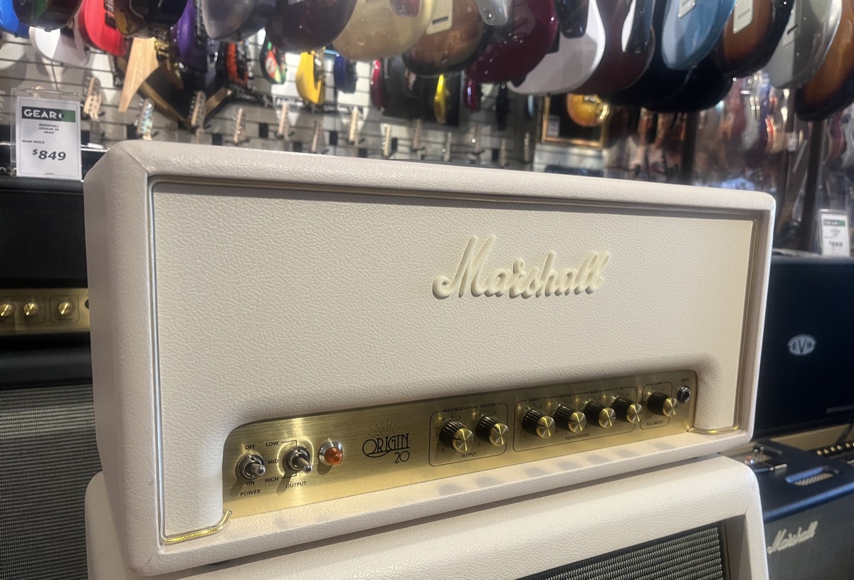 Marshall USED Marshall Origin 20 Head Limited Edition White w/ftsw - Used