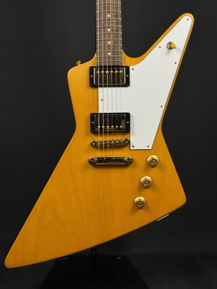 Epiphone USED Epiphone Inspired by Gibson Custom Shop '58 Explorer Korina, Hardshell Case - Used