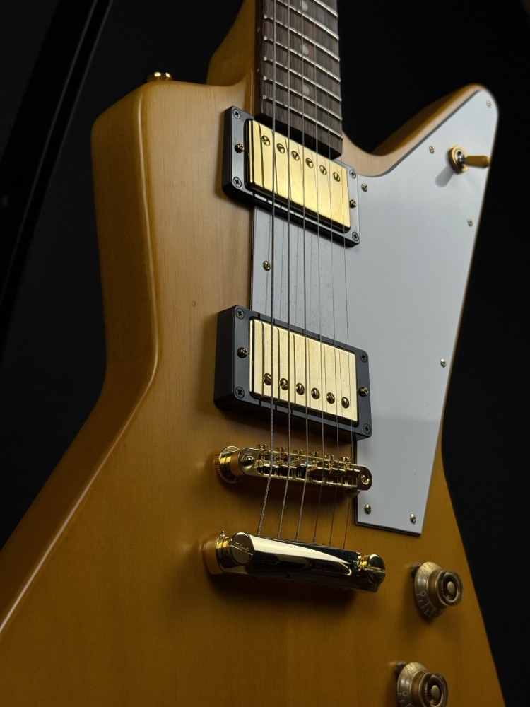 Epiphone USED Epiphone Inspired by Gibson Custom Shop '58 Explorer Korina, Hardshell Case - Used