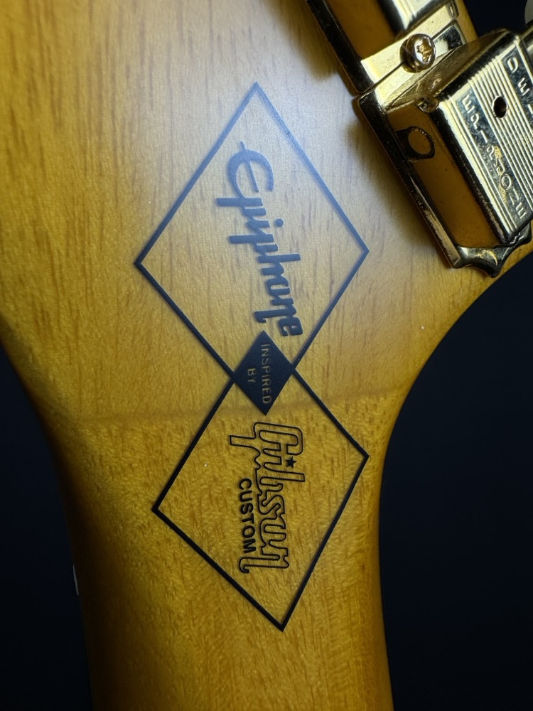 Epiphone USED Epiphone Inspired by Gibson Custom Shop '58 Explorer Korina, Hardshell Case - Used