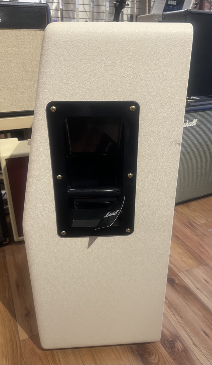 Marshall USED Marshall Origin 2x12 Vertical Slant Cabinet 212A LImited Edition White - Used