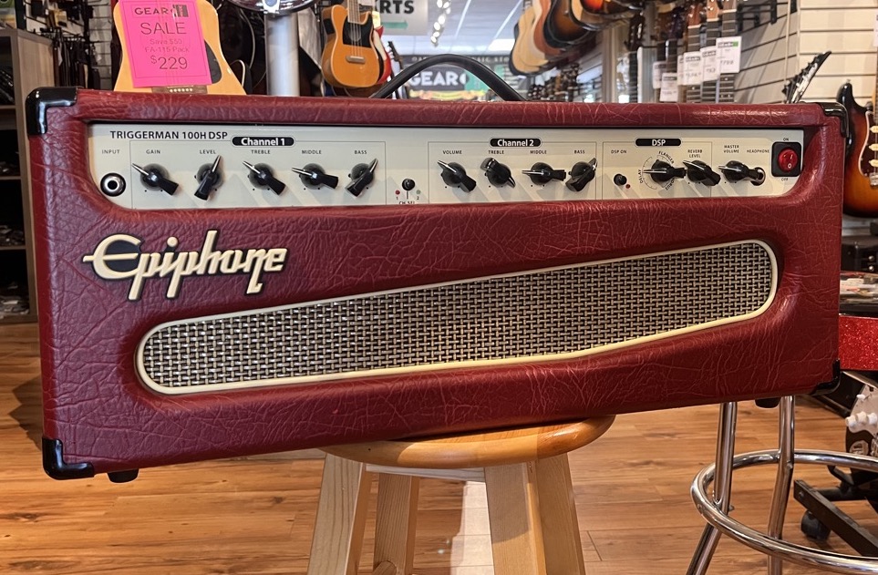 USED Epiphone Triggerman 100H DSP Amplifier Head