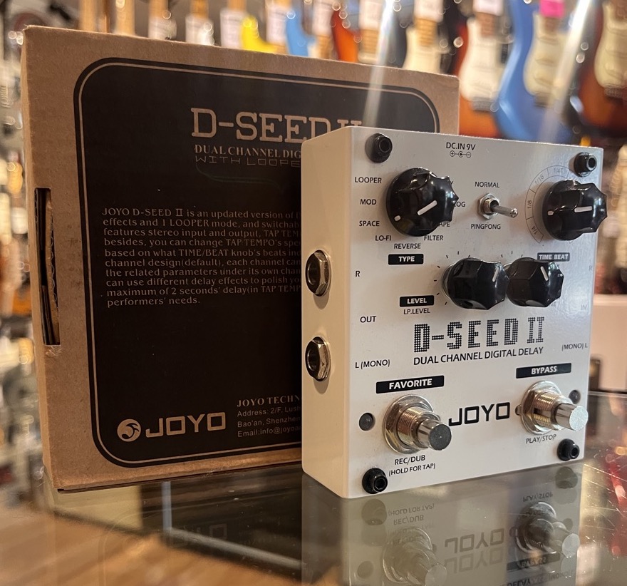 USED Joyo D-Seed II Multi Stereo Delay Pedal w/Box