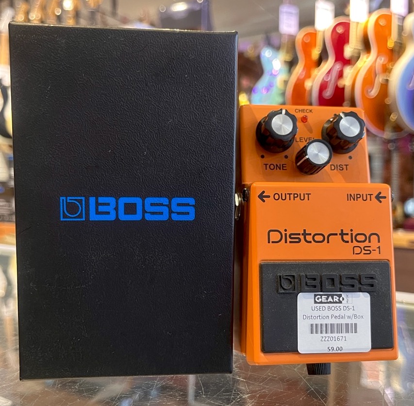 USED BOSS DS-1 Distortion Pedal w/Box