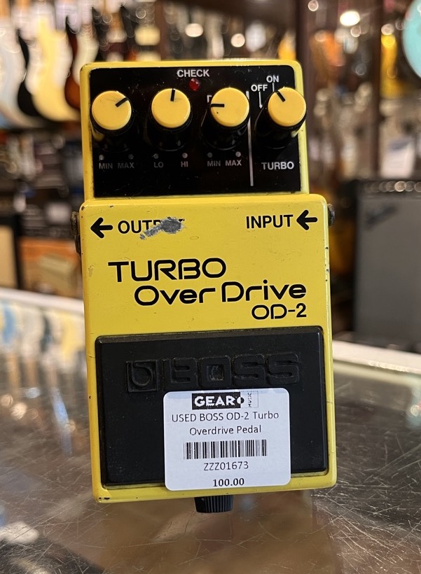 USED BOSS OD-2 Turbo Overdrive Pedal