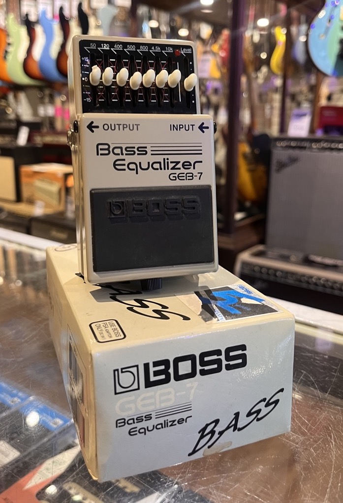 USED BOSS GEB-7 Bass Graphic EQ Pedal w/Box