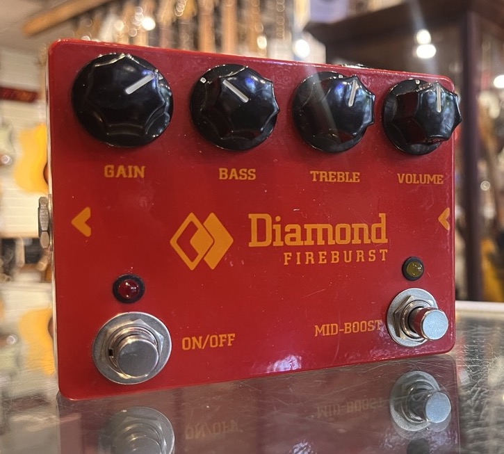 USED Diamond Fireburst Fuzz Distortion Pedal