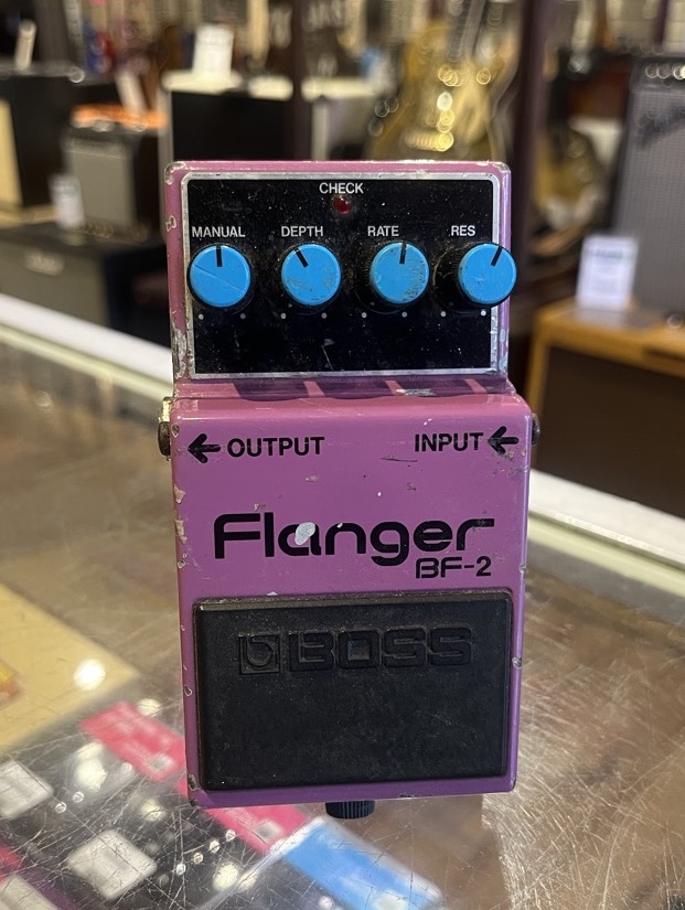 USED BOSS BF-2 Flanger 1983 Black Label MIJ