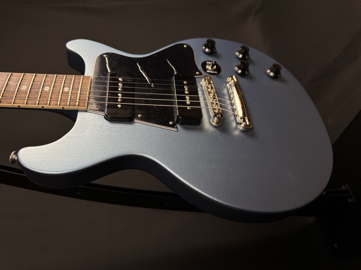 Gibson USED Gibson 2022  Rick Beato Double Cut Les Paul TV Blue Mist w/OHSC - Used